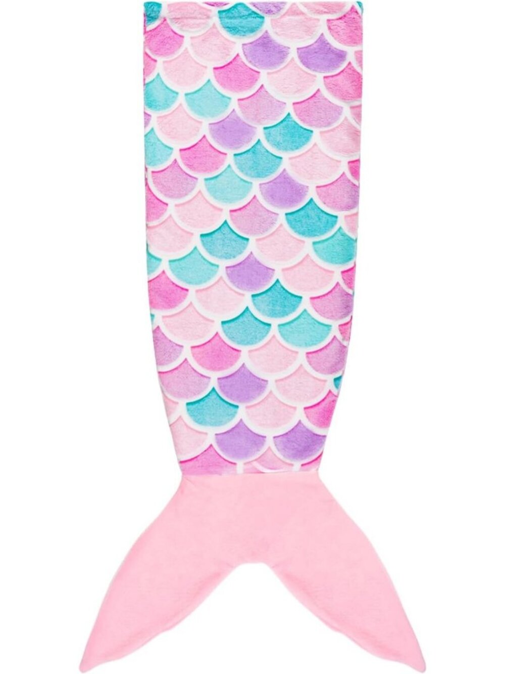 Glow in the Dark Mermaid Tail Blanket - Cozy Wearable Blanket for Kids & Adults